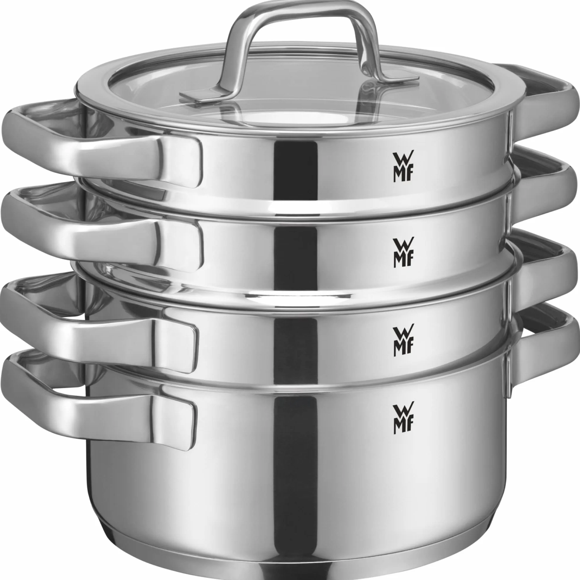Wmf Compact Cuisine Zestaw Garnków, Metal, Srebrny, 11 sztuk