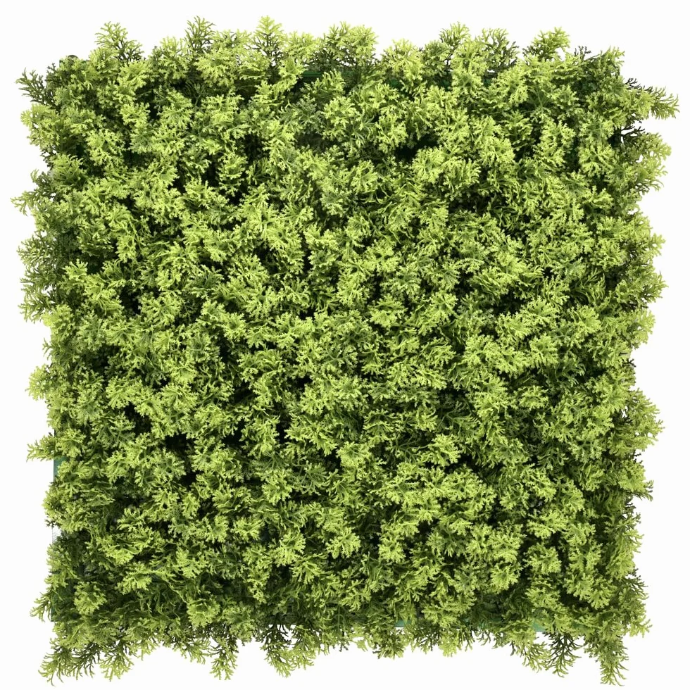 Leafluxe ściana na rośliny, do użytku wewnątrz i na zewnątrz, 55 x 55 cm, 3 sztuczne maty do roślin, dekoracja ścienna, dekoracja ścienna