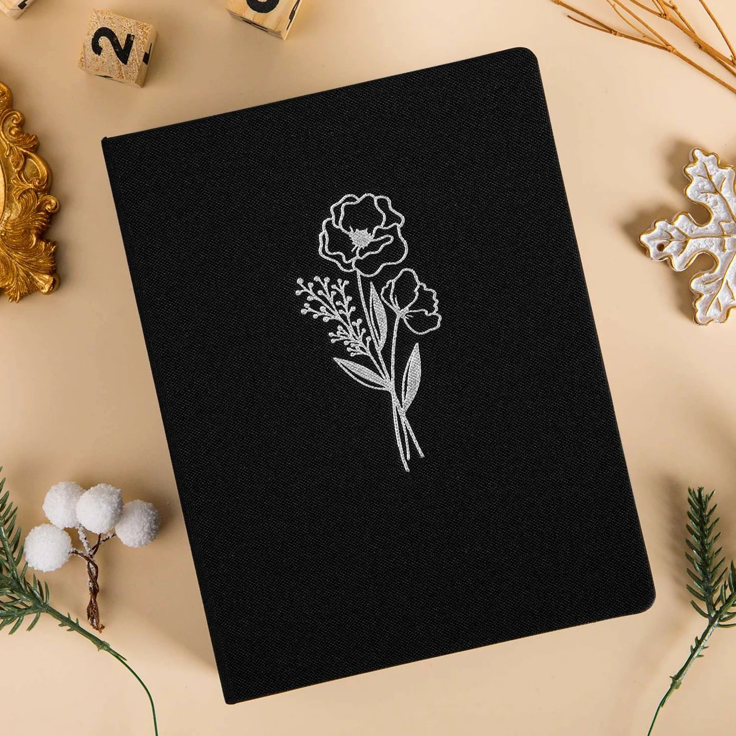 Lanpn Mały album na zdjęcia, każde opakowanie mieści 50 zdjęć, wsuwane od góry, lniany, pomieści tylko zdjęcia portretowe w rozmiarze 10 x 15 cm, 2 szt., czarny