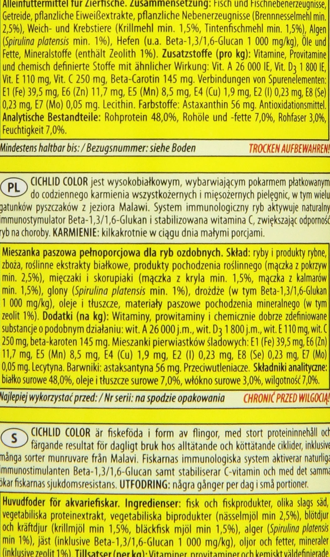 Tropical Cichlid Color 250 ml