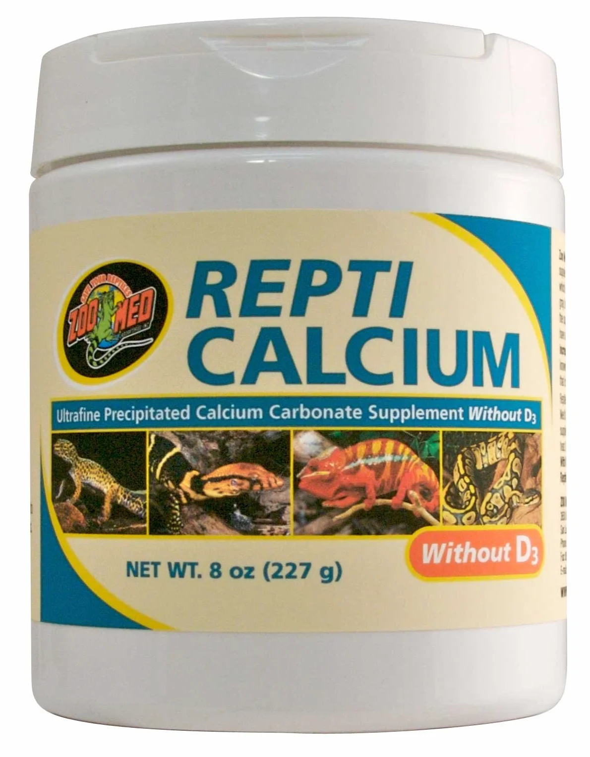 Zoo Med Repti wapń bez D3 227 g suplement diety dla gadów i amfibii