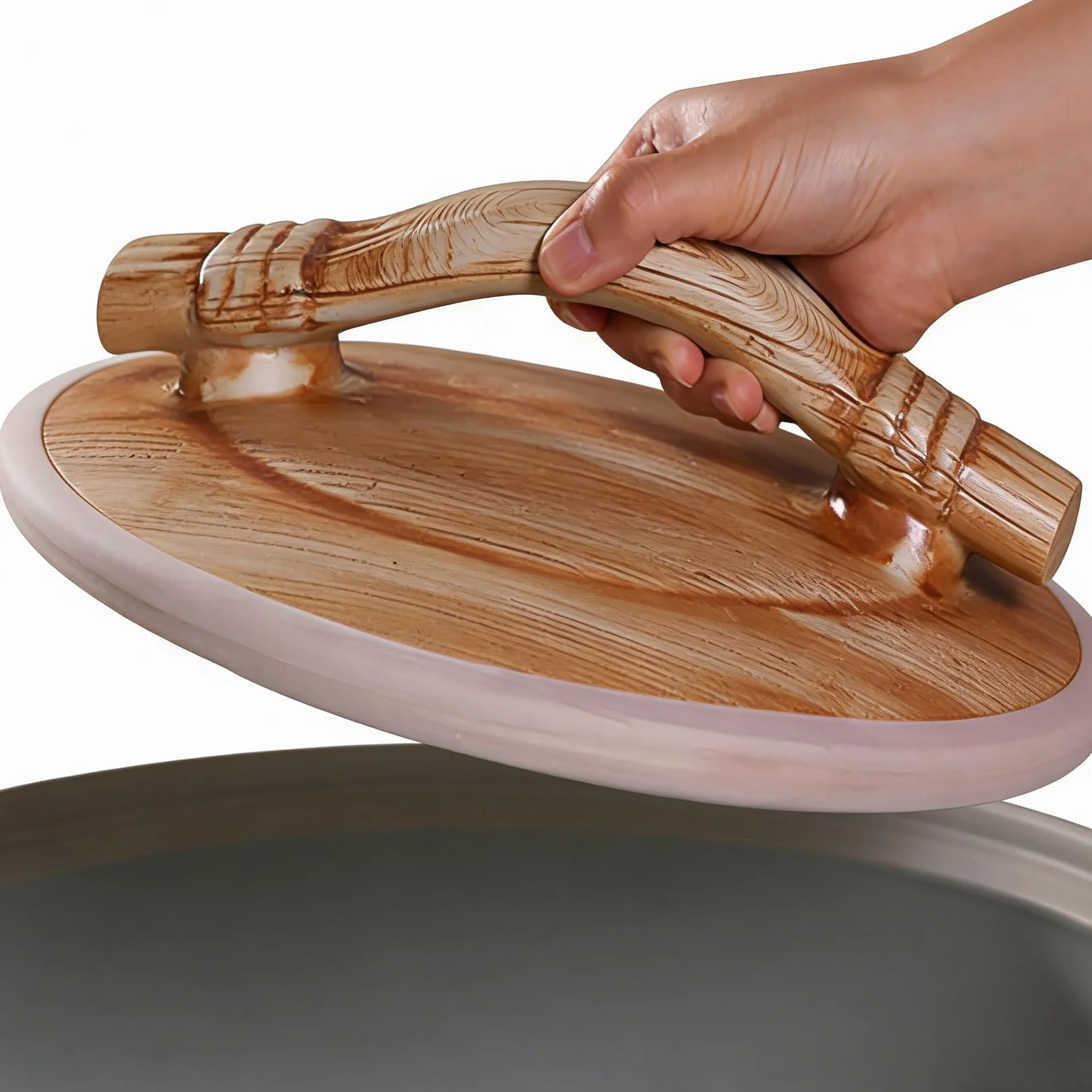 Hermetyczny Pojemnik Na Ryż Ceramiczny Duża Pojemność Porcelanowy Dozownik Zboża Słoiki Kuchenne Na Mąkę, Soję, Płatki Owsiane(D,10kg)