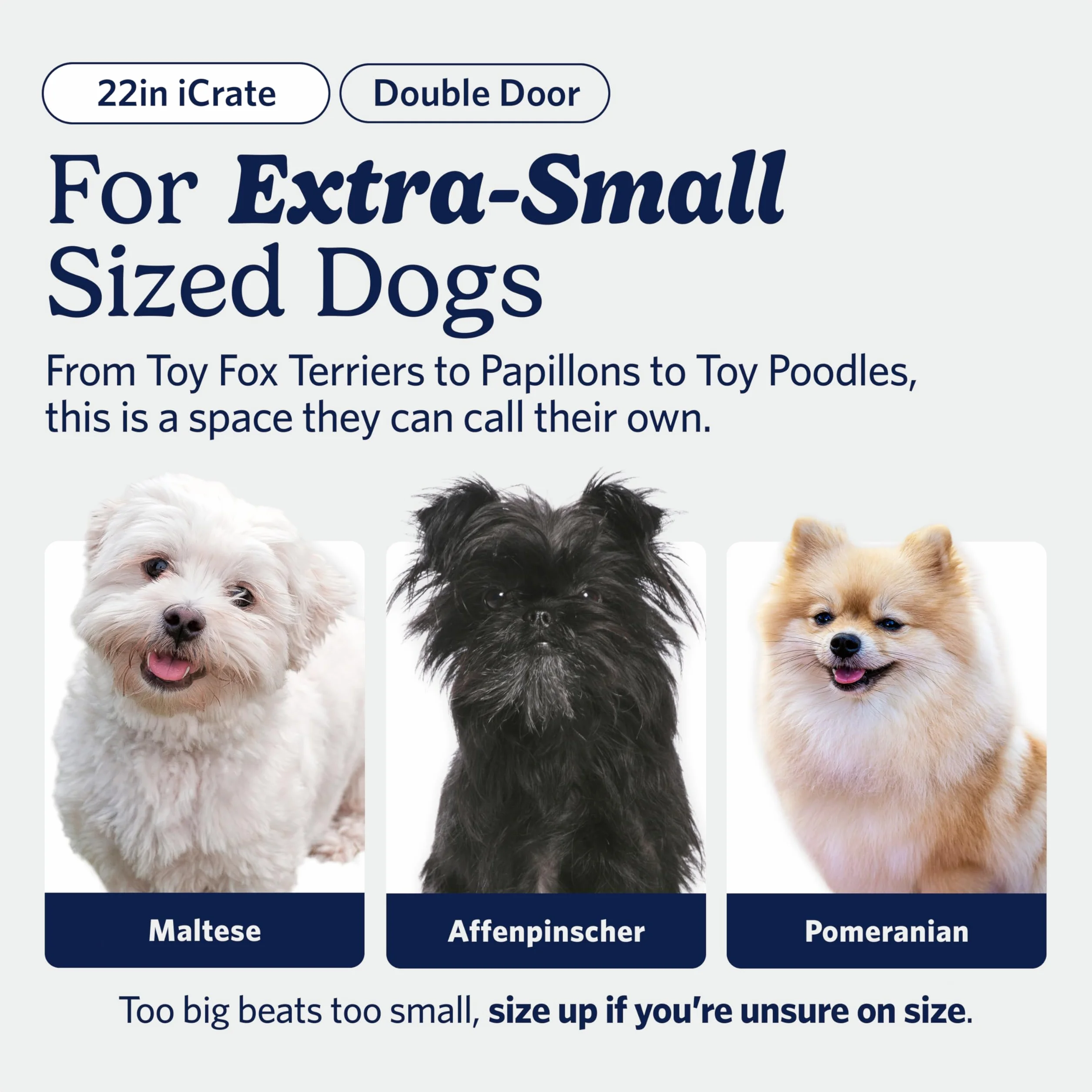 MidWest Homes for Pets Nowo ulepszona podwójna skrzynia dla psa iCrate o długości 58,42 cm, zawiera szczelną patelnię, nóżki chroniące podłogę, panel działowy i nowe opatentowane funkcje, czarna,