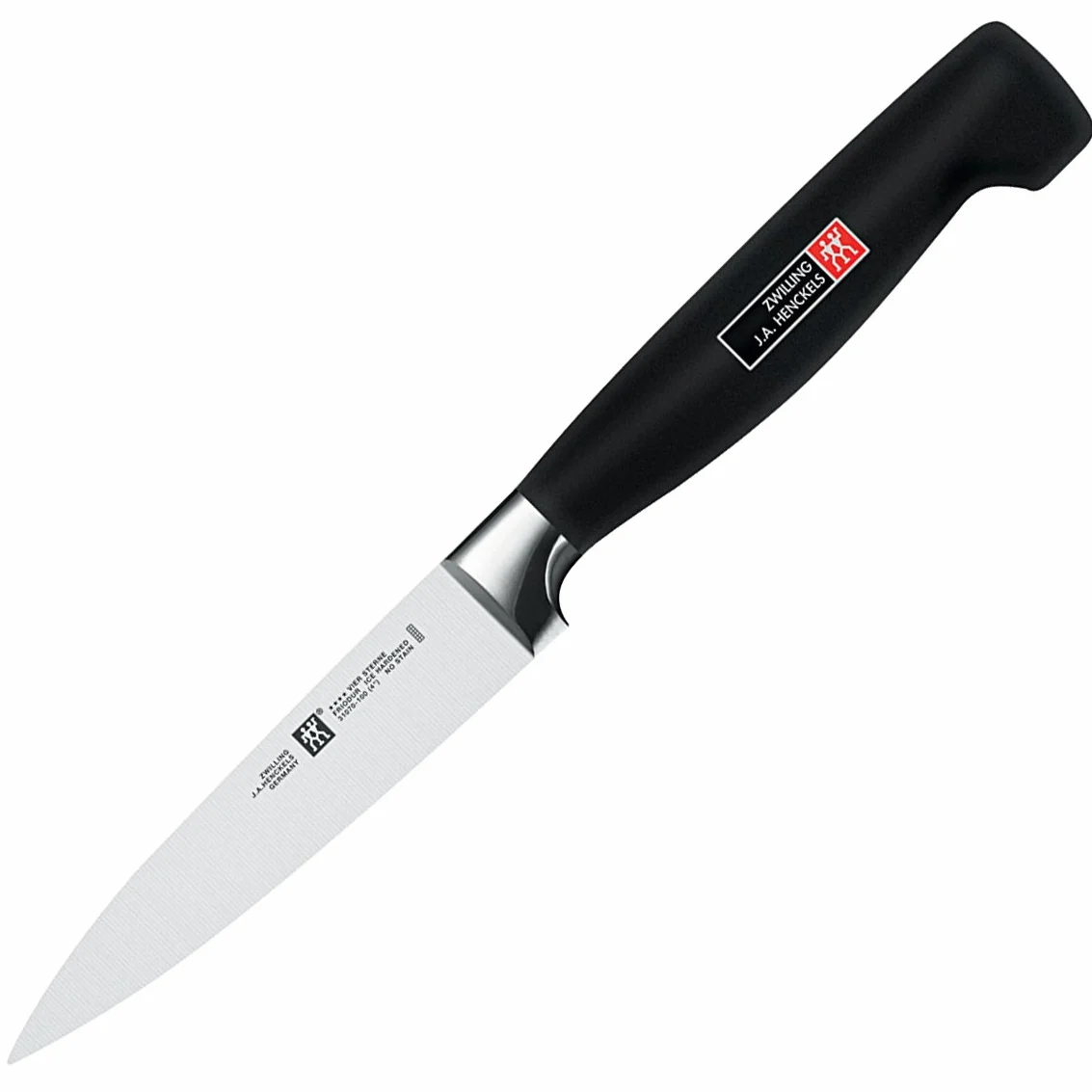 ZWILLING 31070-101-0 FOUR STAR nóż do obierania, 10 cm, srebrny/czarny