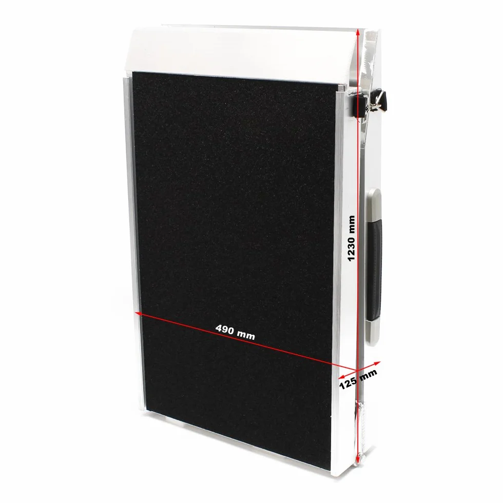 Wiltec Składana rampa dla psa 244 x 48 cm aluminium antypoślizgowa nośność 110 kg