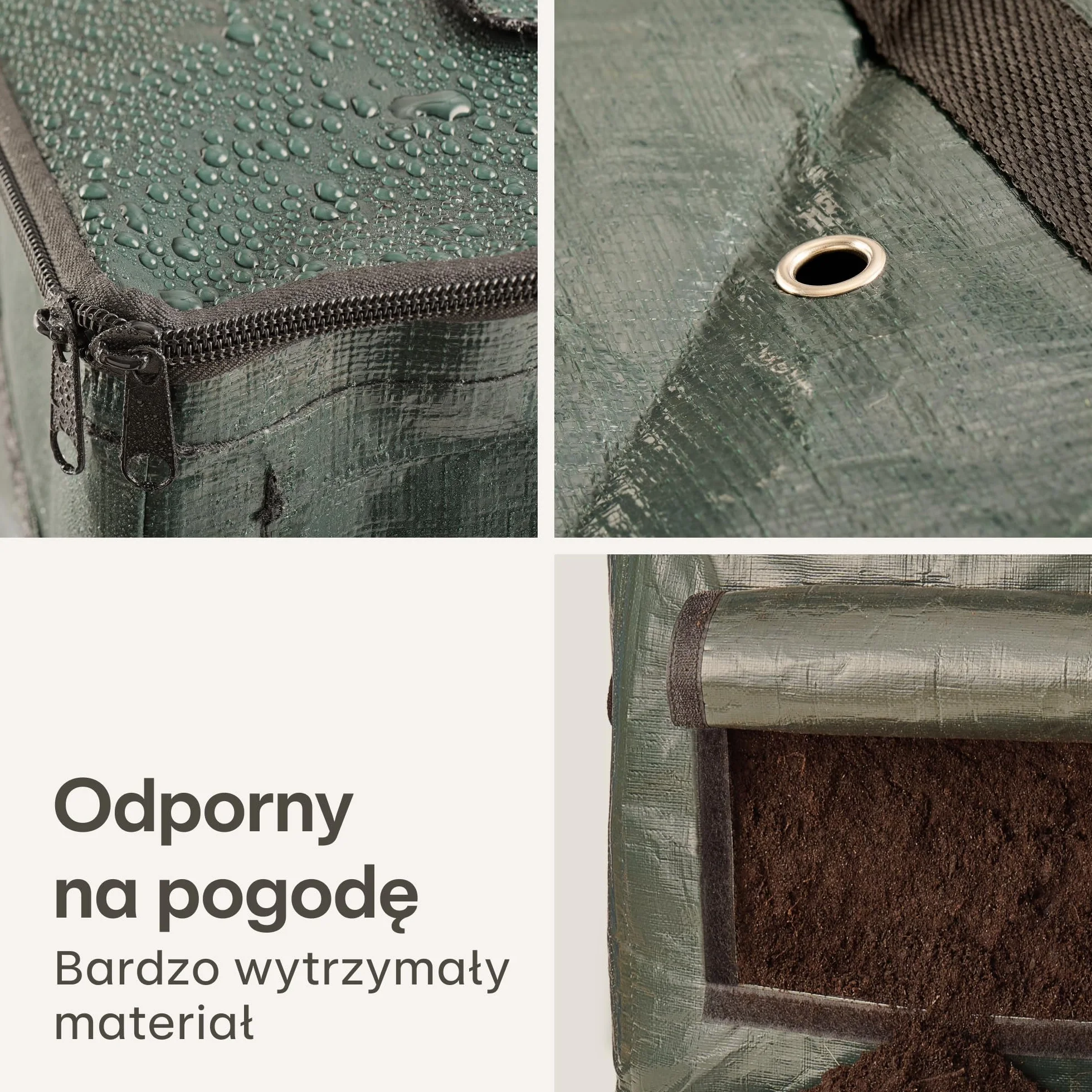 Praknu Mały Kompostownik do Ogrodu 85 L – Oszczędzający Miejsce Szybki Kompostownik z Bardzo Wytrzymałego PE – Thermokompostownik do Szybkiego Kompostowania, Odporny na Warunki Atmosferyczne