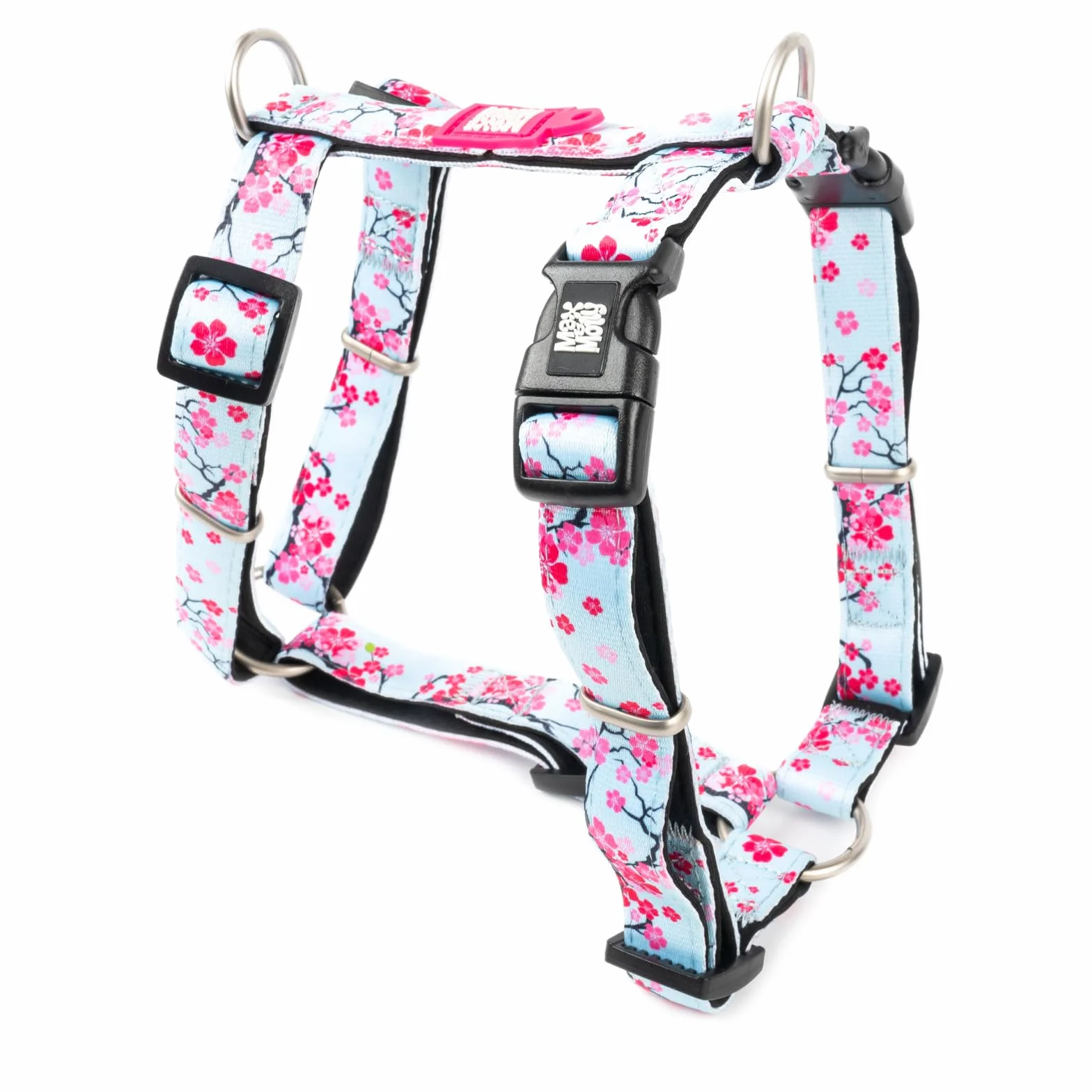 Max & Molly uprząż dla psa w kształcie litery H z neoprenu Cherry Bloom XS