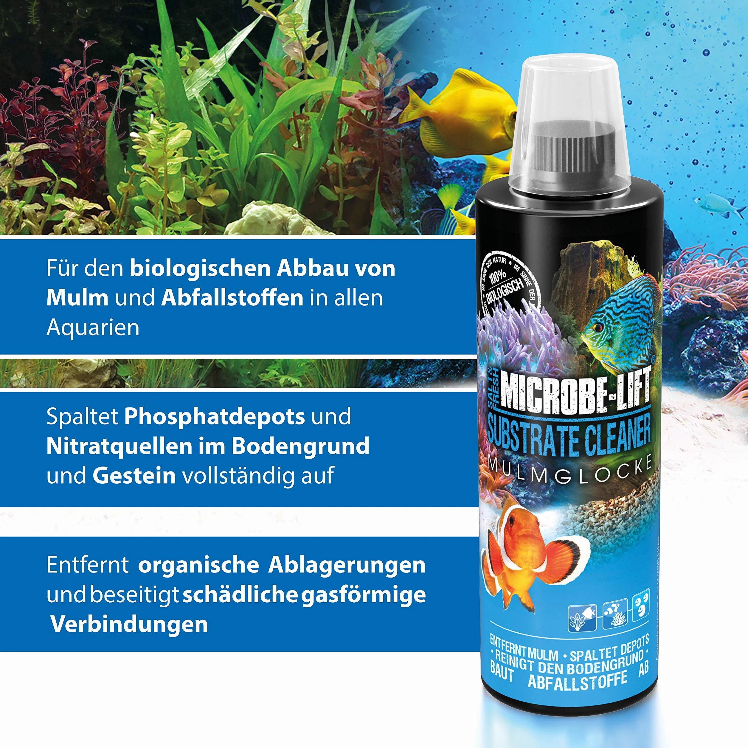 MICROBE-LIFT Substrate Cleaner 118 ml bakterie do akwarium słodkiej i morskiej