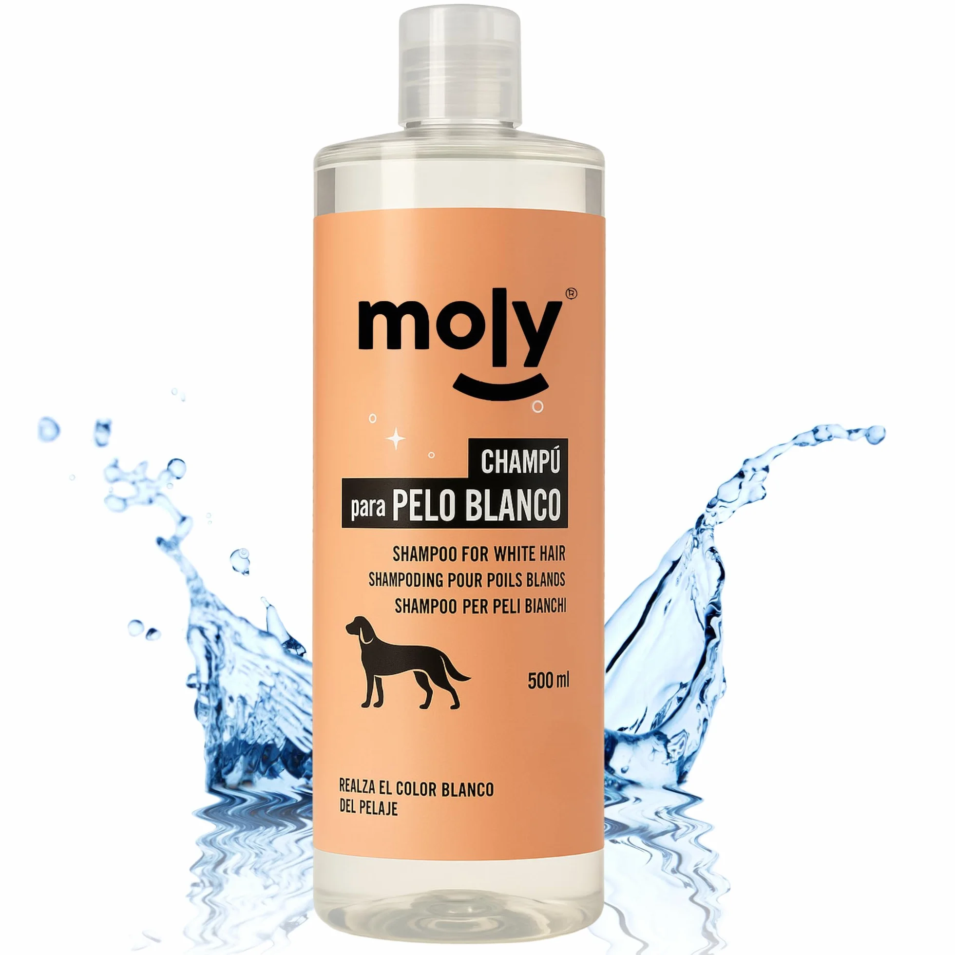Moly Szampony dla psów CHAMPU Włosy białe 500 ML