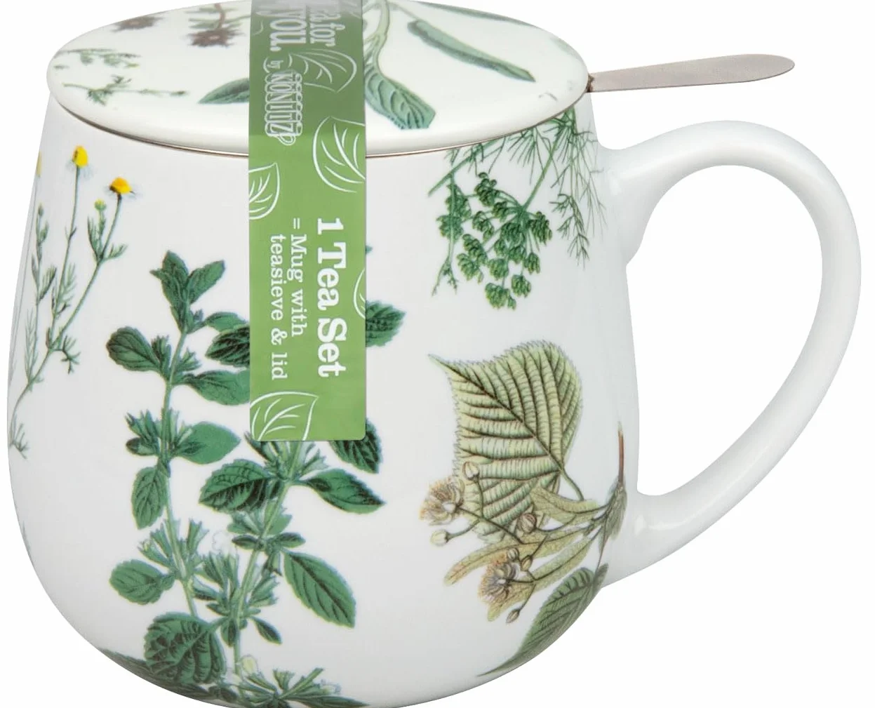 Könitz Tea for One, porcelana, wielokolorowa, 13,2 x 8,2 x 9,7 cm