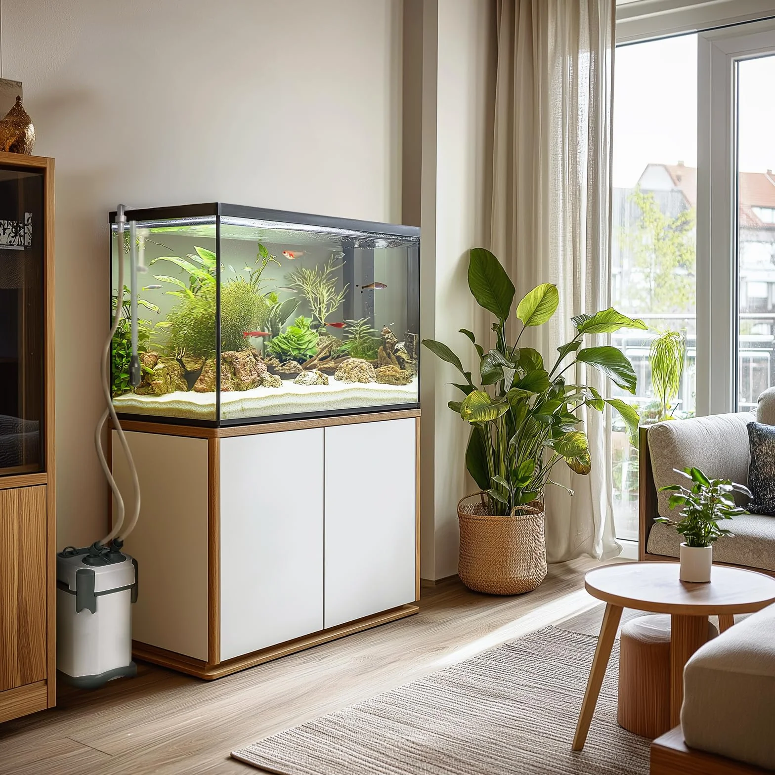 Kruger Meier Fluxion Elite 1200 UVC PRO Filtr Zewnętrzny z Lampą UV do Akwarium 100-250 L