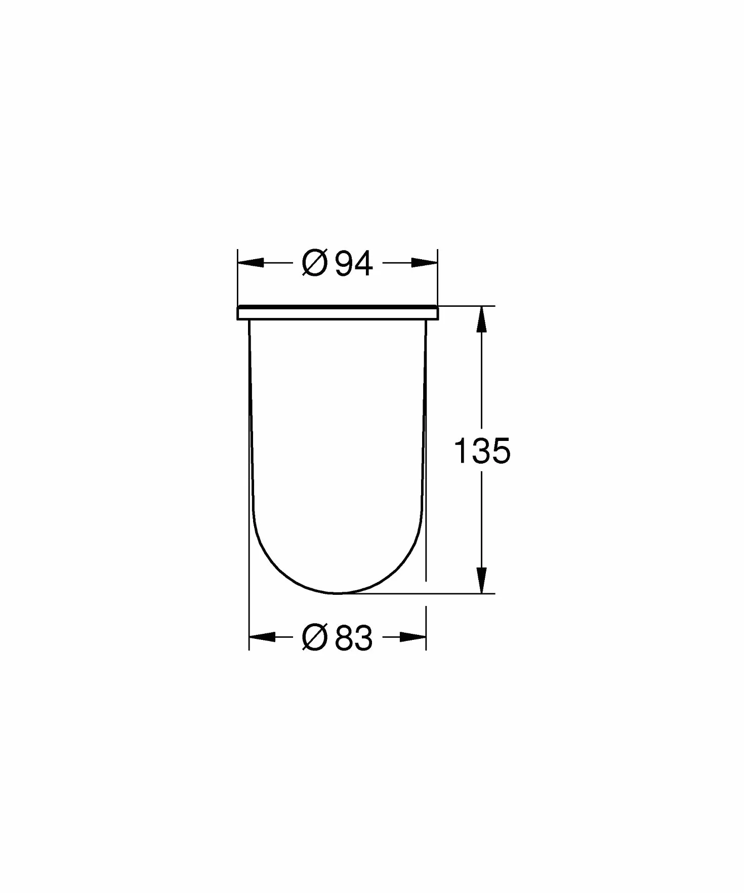 GROHE Essentials Szkło zapasowe