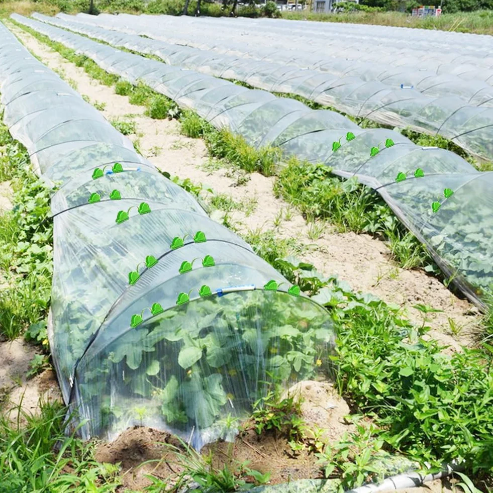 Podwyższona Grządka, Osłona Tunelu do Roślin, 30 Sztuk łuków Tunelowych, Podwyższona Grządka do Opon Szklarniowych, Owinięta Tworzywem Sztucznym 6 mm, do Roślin, Owoców i Warzyw w Ogrodzie