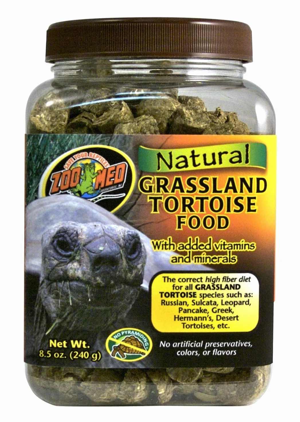 Zoo Med Natural Grassland Tortoise Food 241 g granulat paszowy dla żółwi