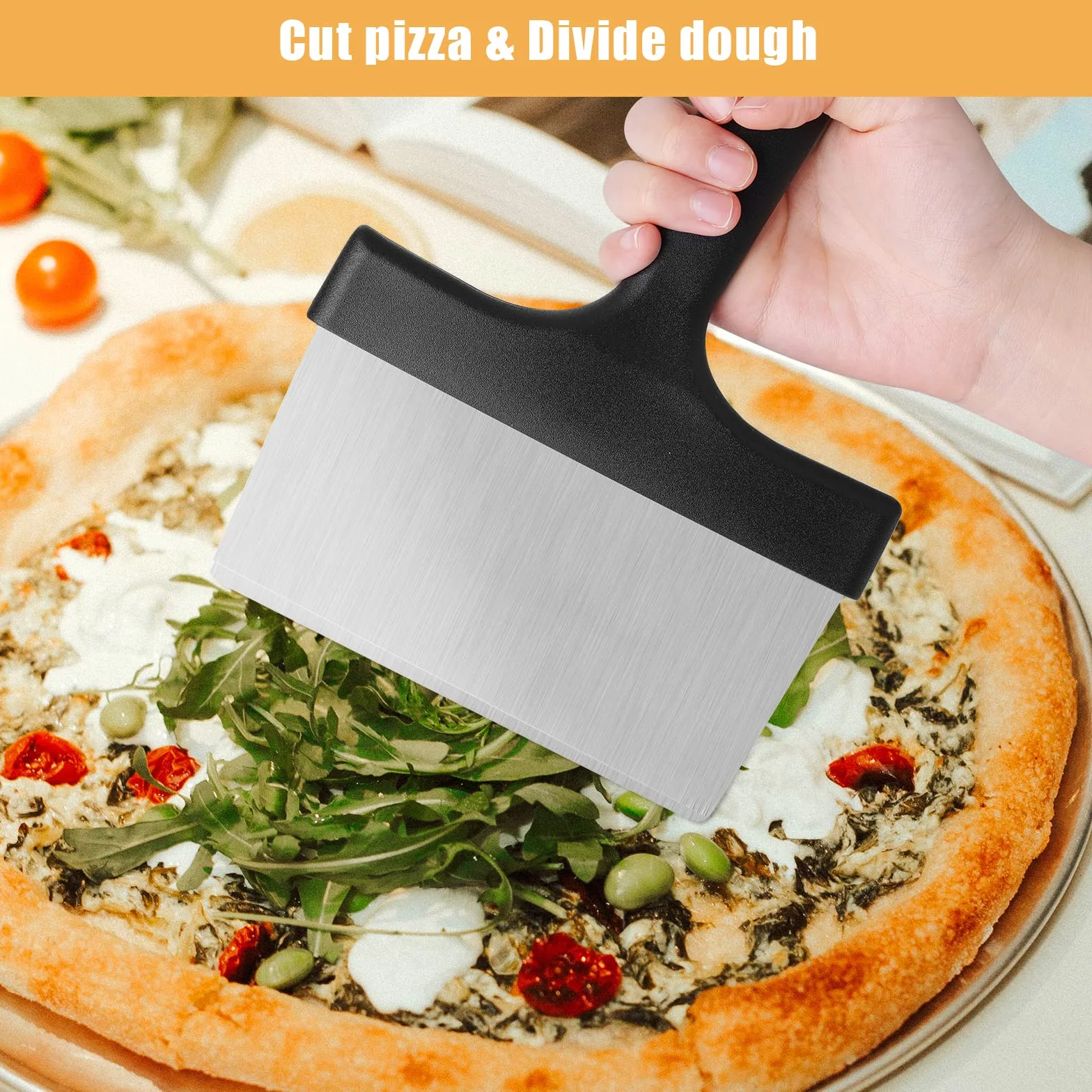 SAVITA Skrobak do Grilla, Skrobak do Grilla ze Stali Nierdzewnej Skrobak do Grilla Metal Skrobak do Grilla z Uchwytem, Grill Scraper Stainless Steel, Skrobak do Grilla, Skrobak do Grilla
