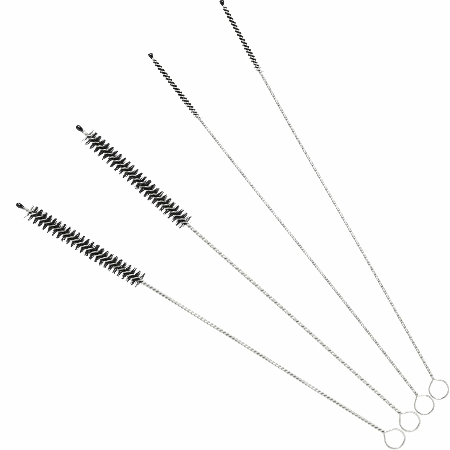 4 sztuki słomek do czyszczenia słomek, szczotka do czyszczenia w pełni automatyczna, 3 mm i 7 mm Ø, kompatybilna z Miele, Jura, Siemens, Krups, Saeco, Melitta, Bosch, Nivona