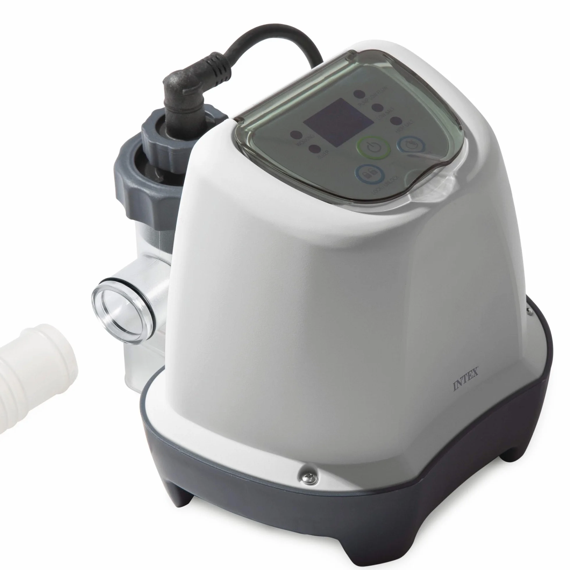Intex 55250 - Chlorator soli fizjologicznej, zdejmowany system chlorowania soli fizjologicznej, produkcja naturalnego chloru, ekonomiczny i zdrowy system