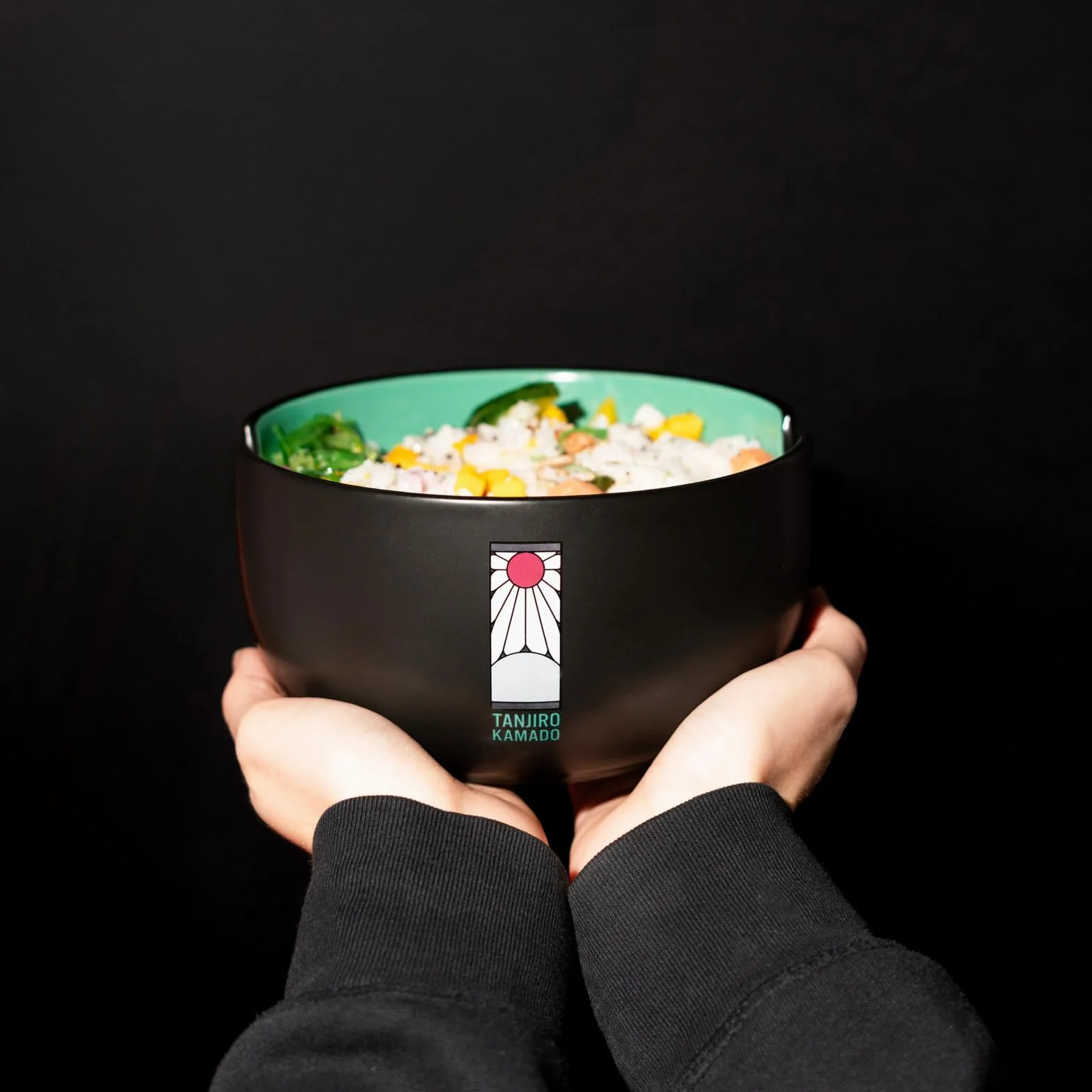 Grupo Erik Ramen Bowl Set With Chopsticks - Demon Slayer Manga Gifts | 31.7 oz - 900 ml, 6.5 x 3.5 inches - 16.4 x 9 cm Noodle Bowl With Chopsticks | Demon Slayer Merch