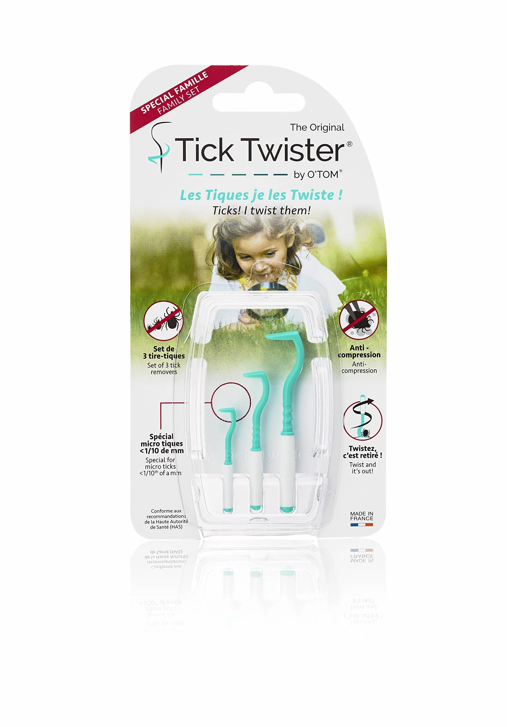 Tick Twister® Zestaw 3 Ściągaczy do kleszczy dla psa