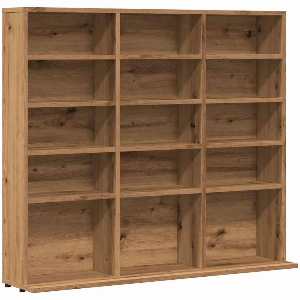 vidaXL Szafka na płyty CD, kolor dąb artisan, 100x23x89,5 cm, szafka na płyty CD, szafeczka, mebel, szafki na płyty CD, szafeczki, meble, regał