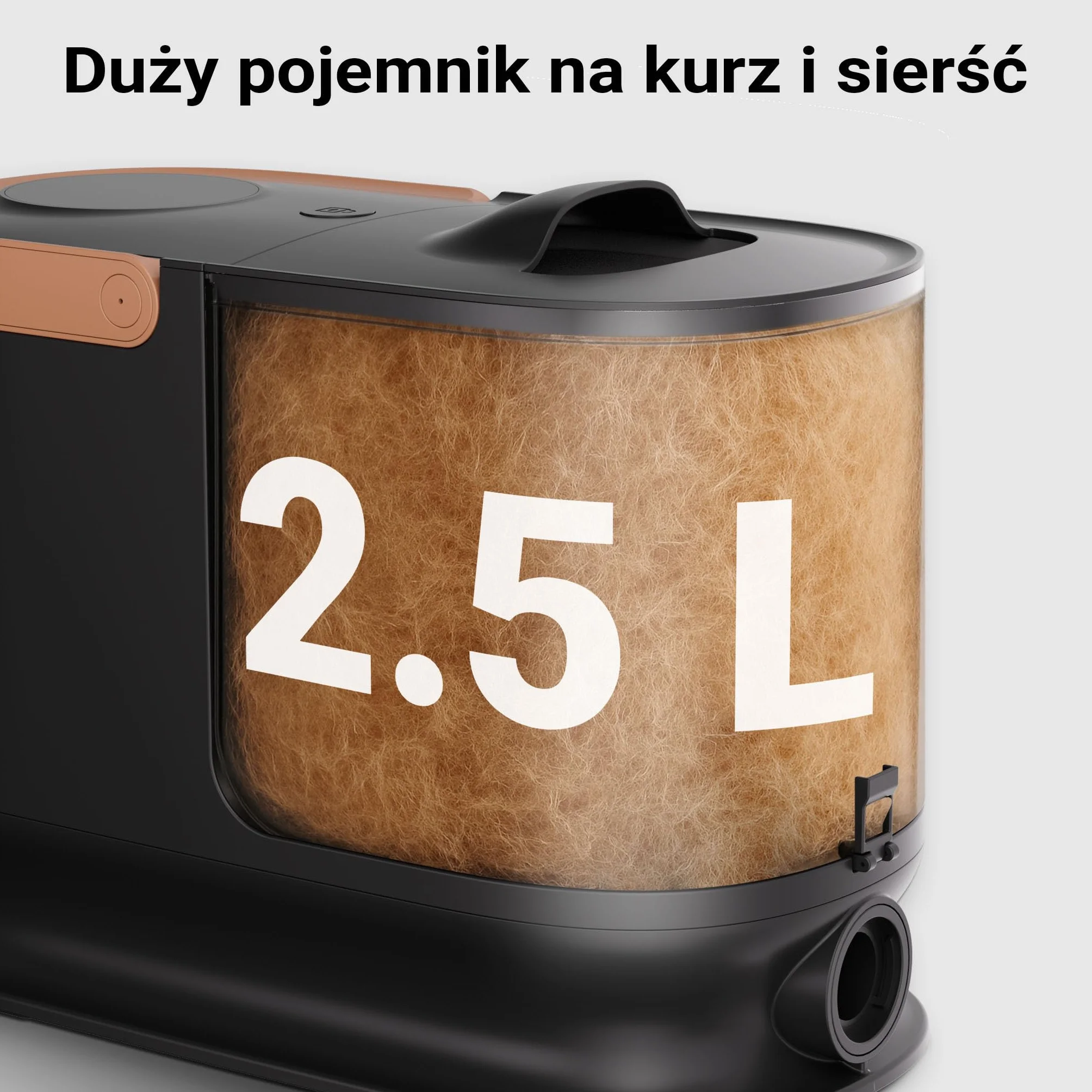 Fudajo Zestaw groomerski 6w1, czarny, z maszynką do strzyżenia psa i kota, zestaw pielęgnacyjny z odkurzaczem i trymerem, dla zwierząt