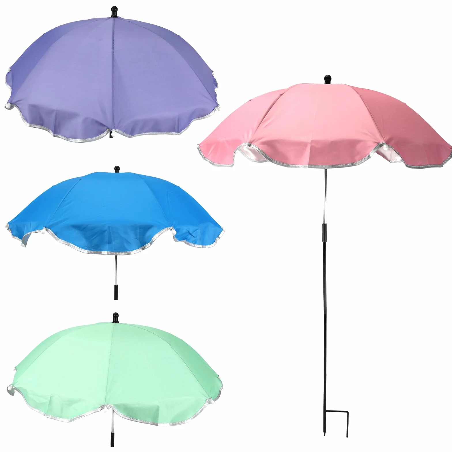 4szt Parasole do Roślin Ogrodowych, Średnica 60cm Parasol Roślin Ogrodowych Zapewniający Osłonę Cienia do Kwiatów Tarasowych Warzyw Sukulentów (4 Kolory)