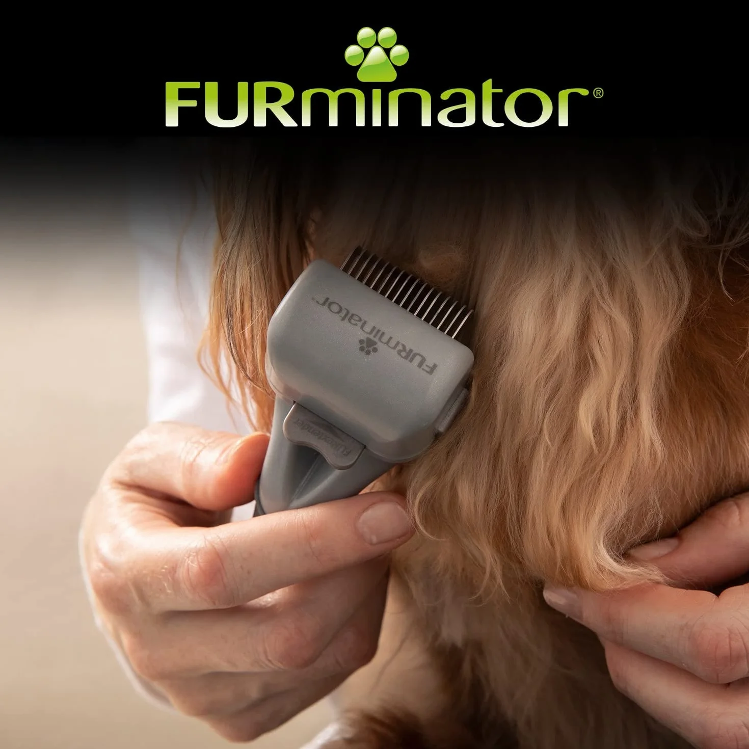 Furminator 141617 Grzebień dla Psów i Kotów, Szary
