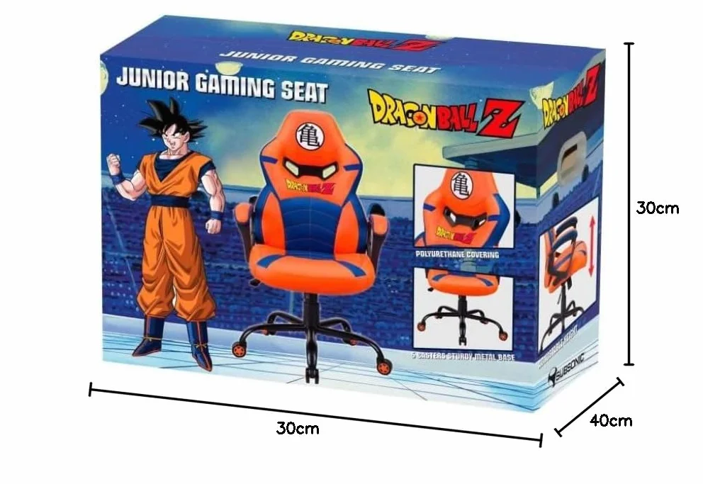 DBZ - Dragon Ball Z - Krzesło dla juniora - Krzesło biurowe do gier szczęścia - Oficjalna licencja