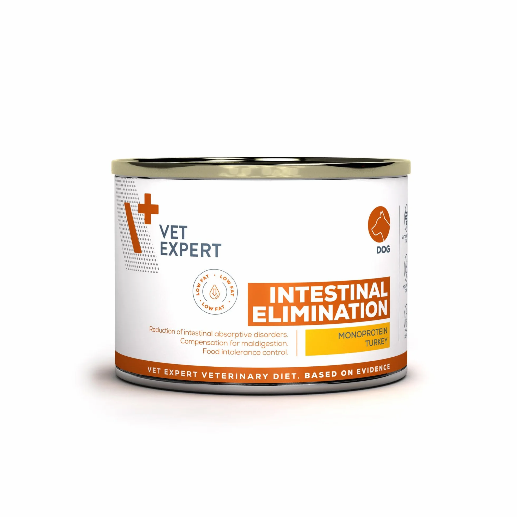 VET EXPERT INTESTINAL ELIMINATION LOW FAT 1x200g - lekkostrawna mokra karma weterynaryjna dla psów z zaburzeniami trawiennymi