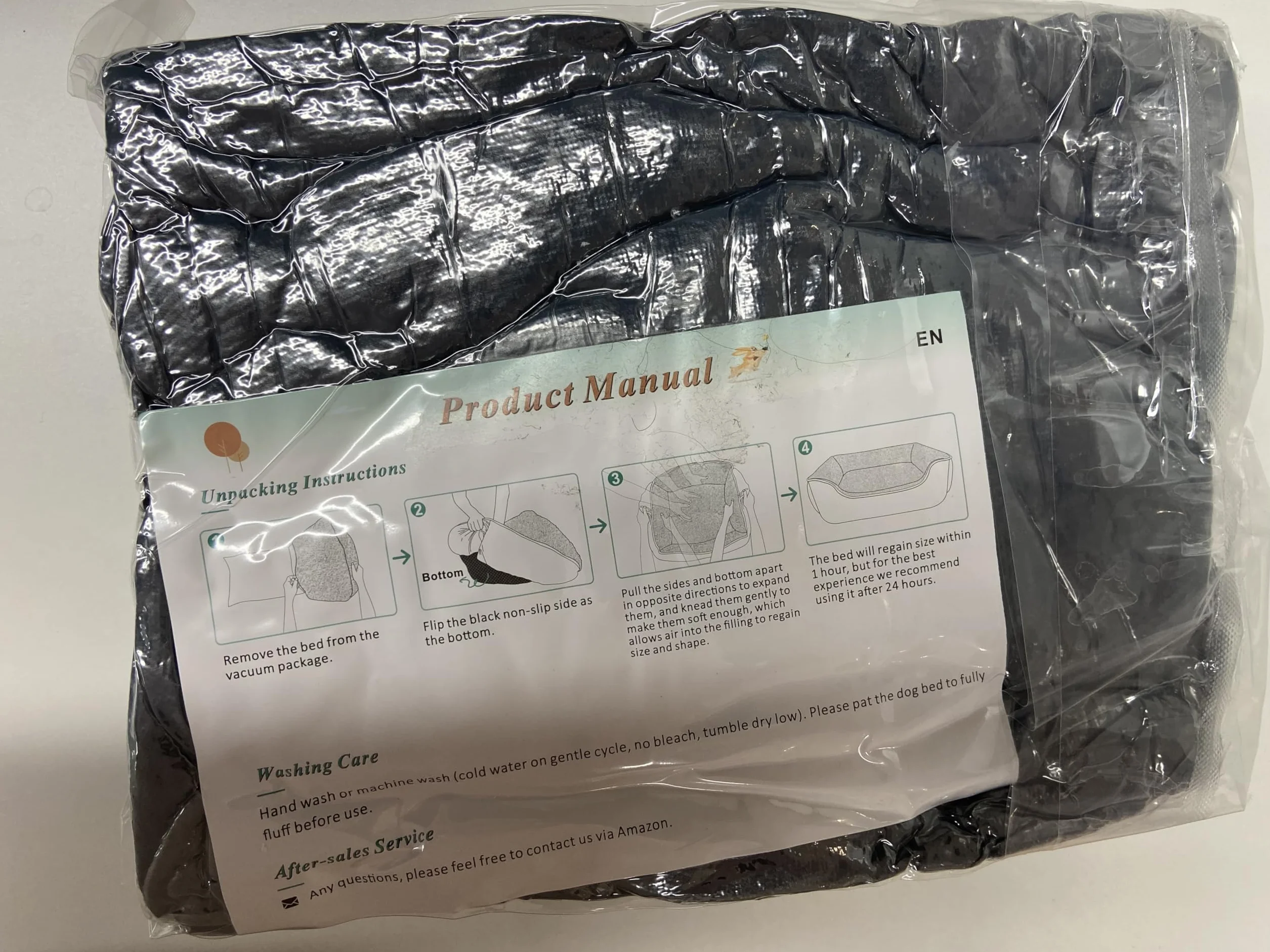 FURTIME Legowisko dla Psa, Kosz Nadający Się do Prania, Antypoślizgowe, Puszysty Materac z Podwyższonymi Krawędziami, Miękka Sofa dla Kota XL (89 x 63 x 23)