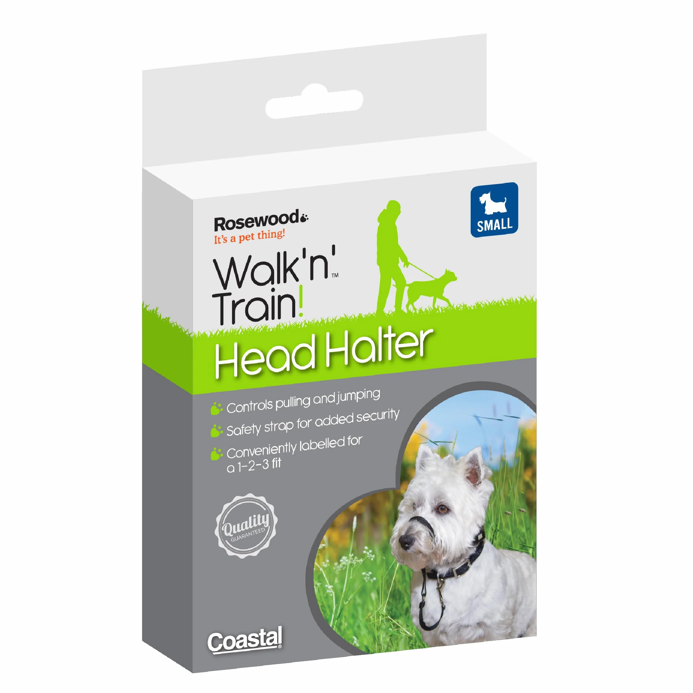 Rosewood Walk 'n Train Dog Training Halter obroża głowy mała