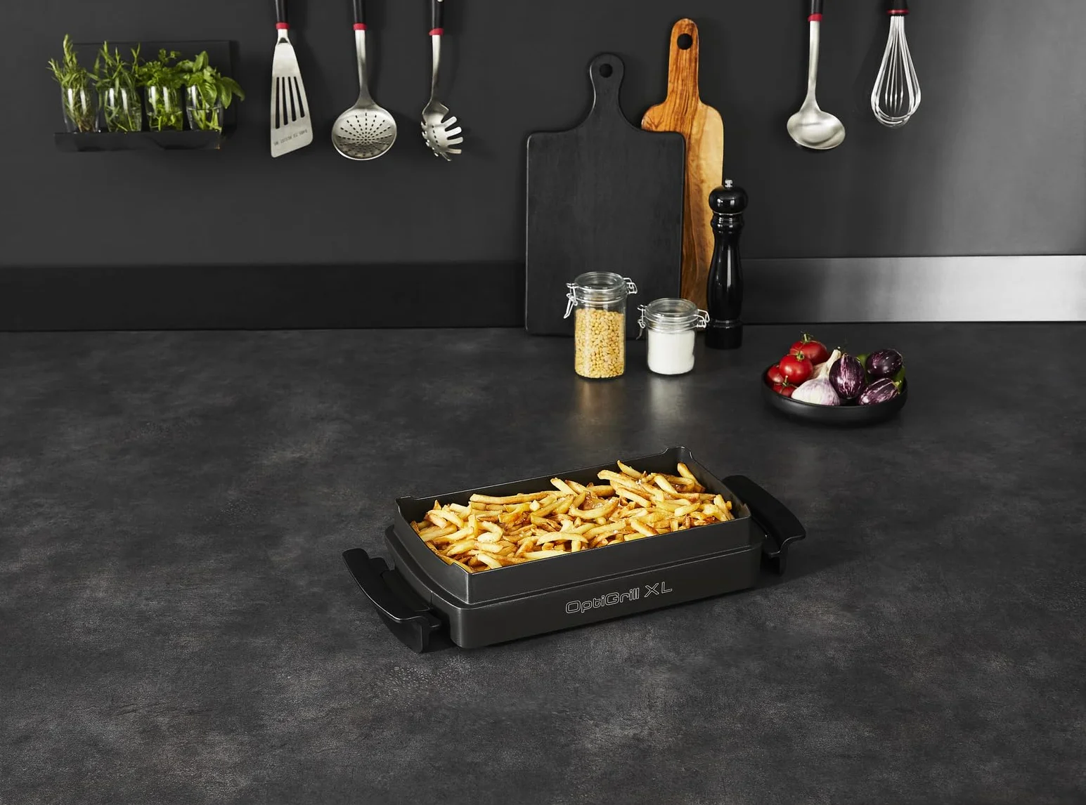 Tefal Optigrill Xl Naczynie do Pieczenia, Czarny, 40 x 20 cm
