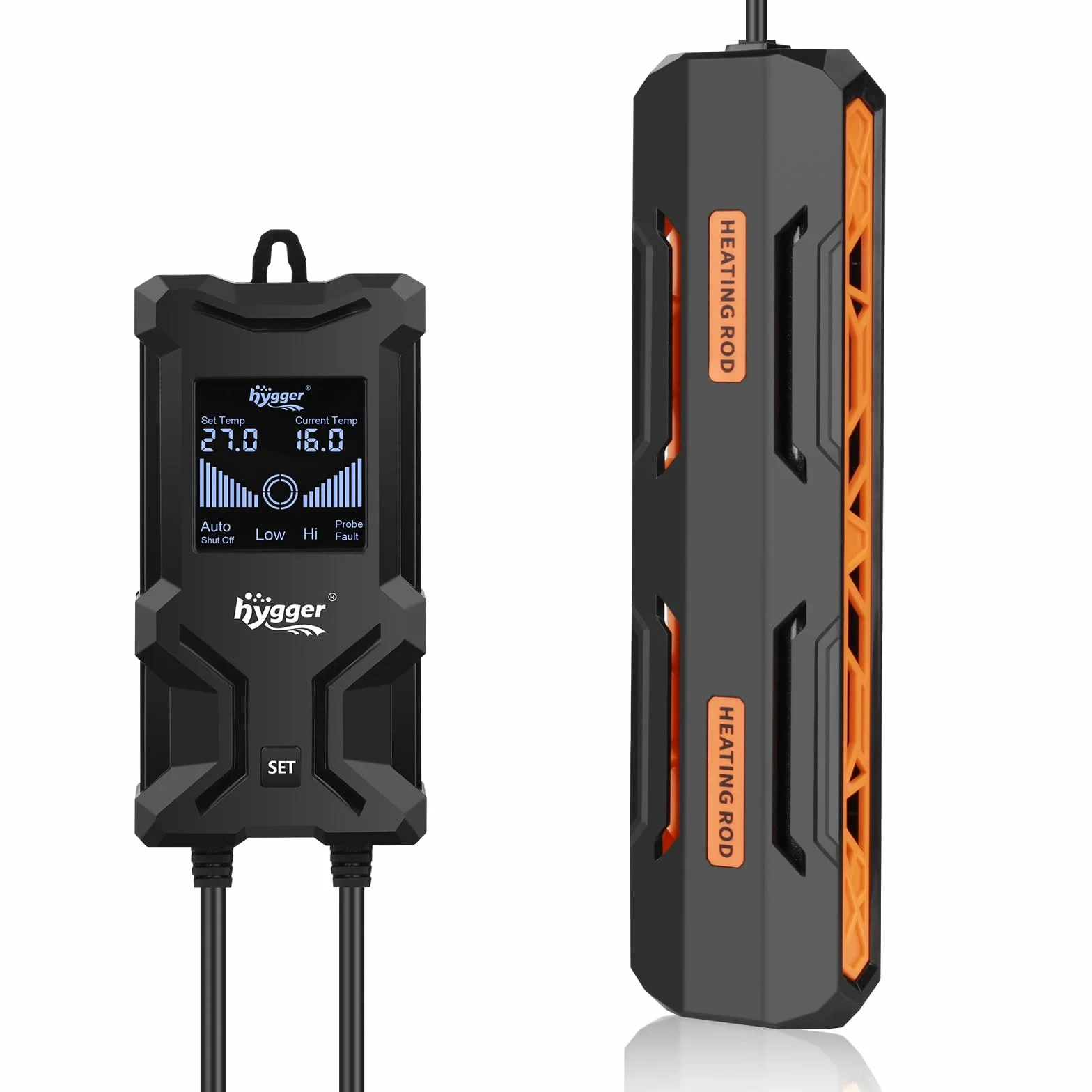 hygger Ogrzewanie akwarium 1000 W z kontrolerem LCD do zbiornika słodkiej i słonej wody 492-984L