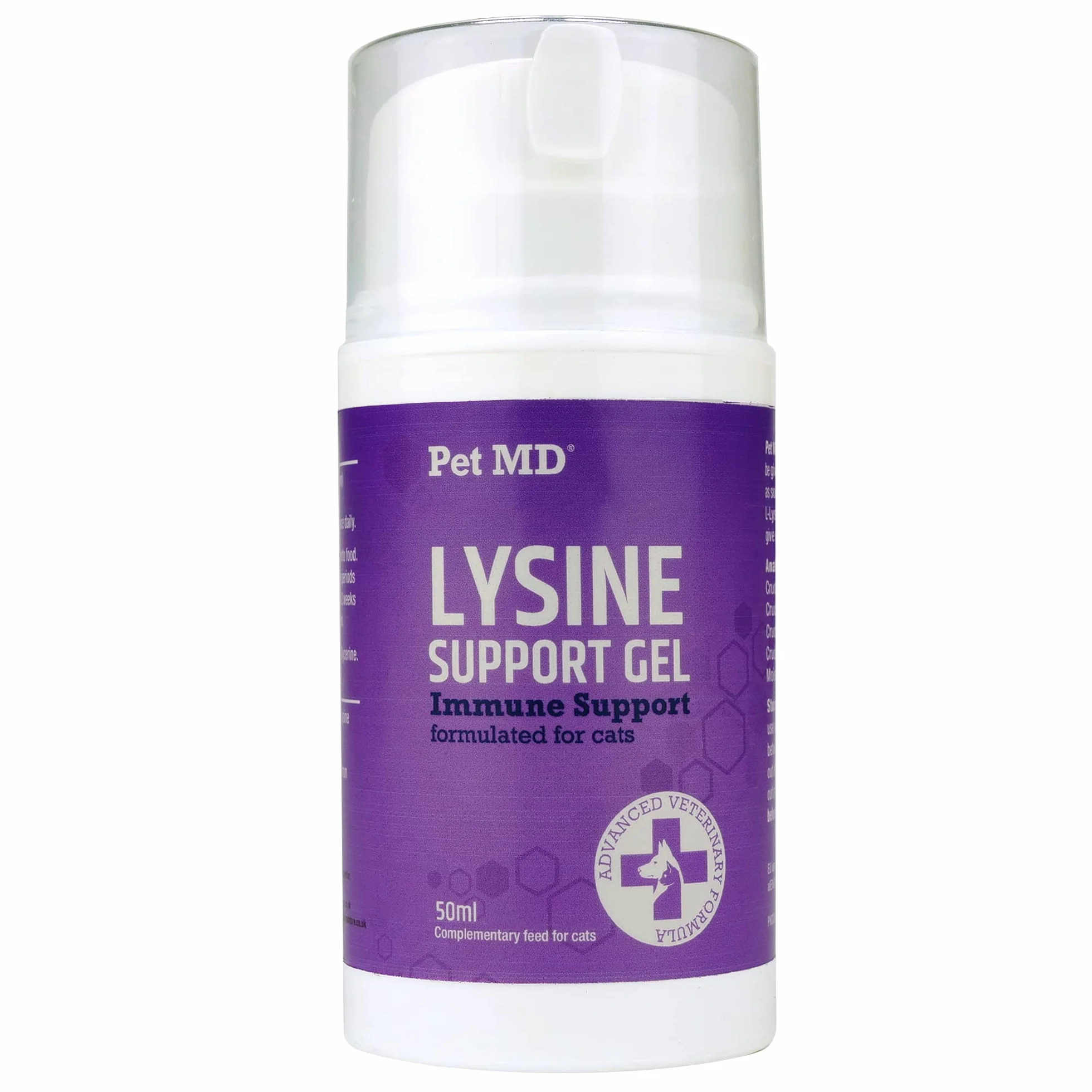 Pet MD Lysine Support Gel dla kotów 50 ml - L-Lysine wsparcie alergii i odporności