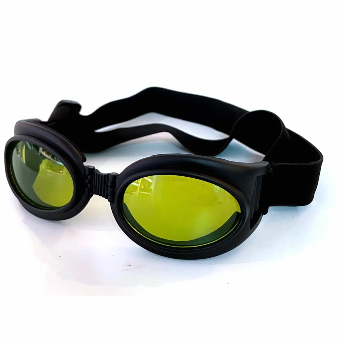 Okulary ochronne laserowe dla psów 1064 nm Gogle 190-450nm i 800-1100nm UV400 (rozmiar XL) dla zwierząt domowych 25-35 kg