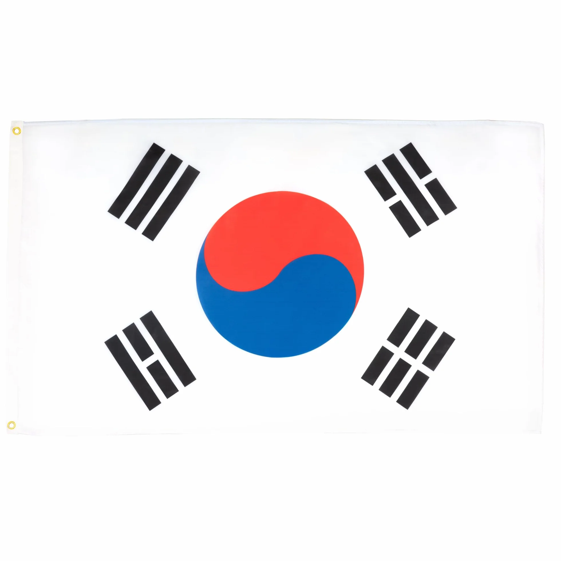 Drapeau Coree du Sud Oeillets Haute Qualite, 90cm x 60cm