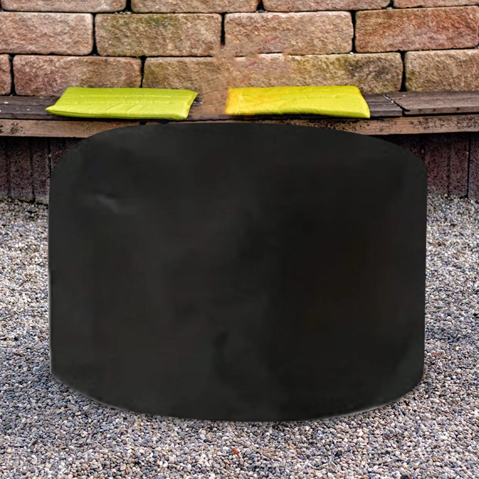 Pokrowiec na palenisko, 210d Oxford Fire Pit Cover Round Fire Pit Cover, 210d Oxford Round Fire Pit Cover Waterproof do kominka zewn?trznego, , palenisko do u?ytku na zewn?trz, grillowania