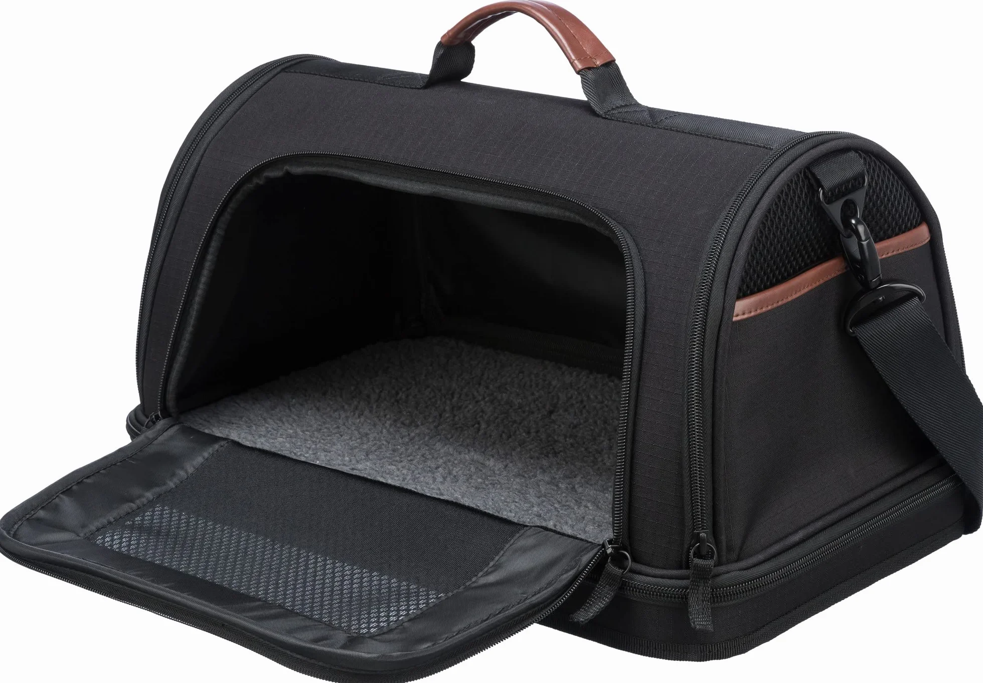 TRIXIE Airline torba podróżna dla psów 28 × 25 × 45 cm czarna