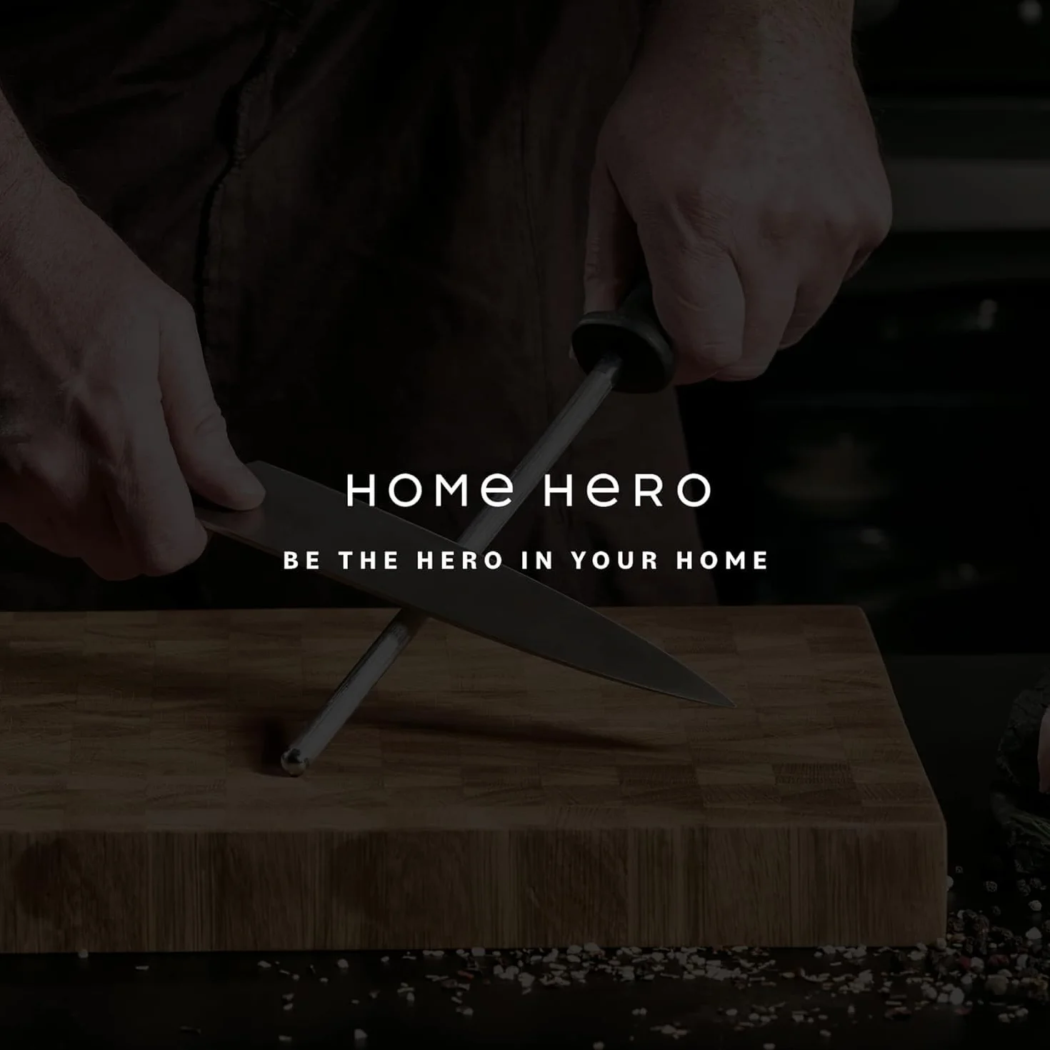Home Hero Zestaw 2 szt. Nóż Santoku+ostrze - nóż ze stali nierdzewnej o wysokiej zawartości węgla z ergonomicznym uchwytem-ostry nóż wegetacyjny-wielofunkcyjny mały nóż(1 szt Nóż Santoku+1 szt ostrze)