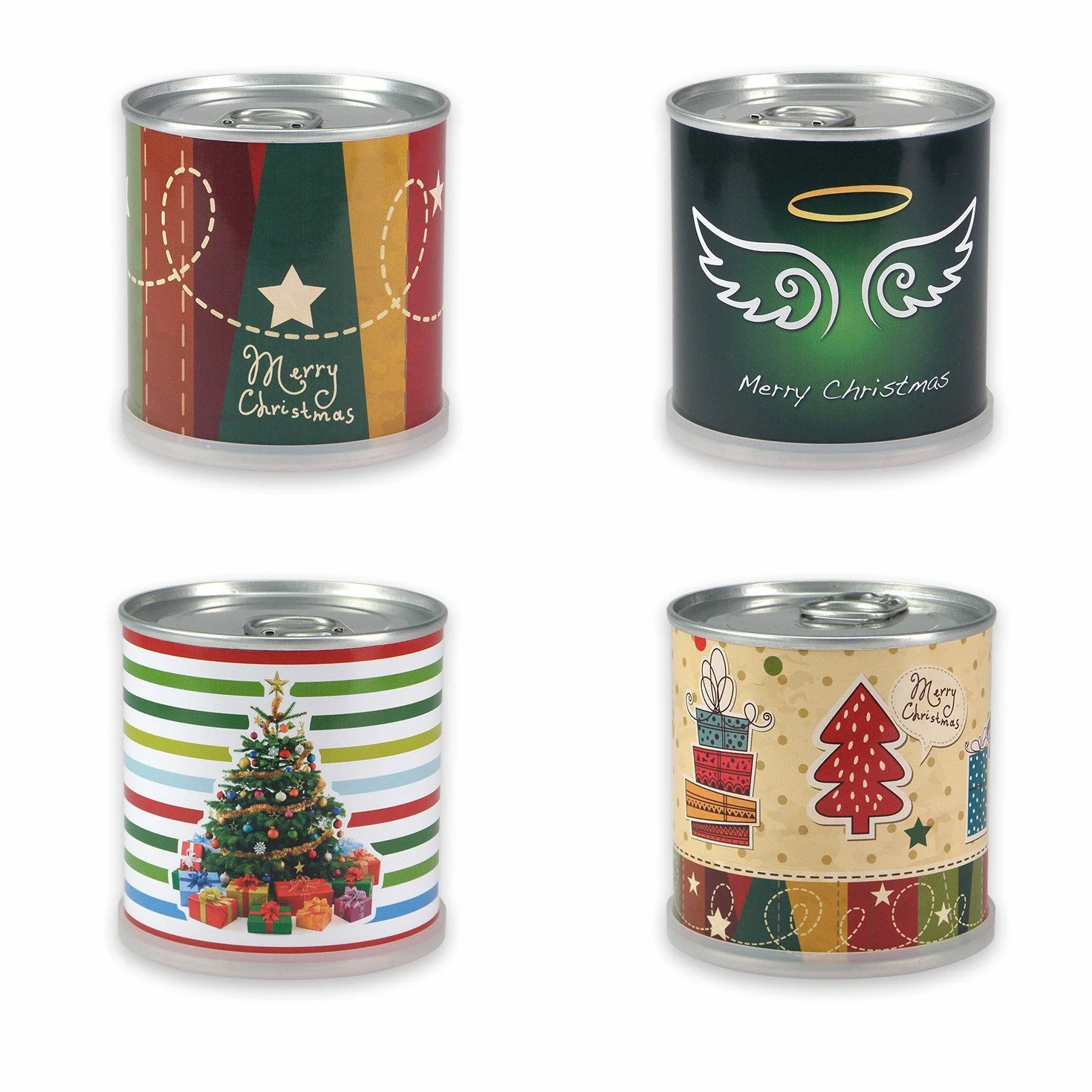 Choinka w puszce – 4 x choinka mieszana