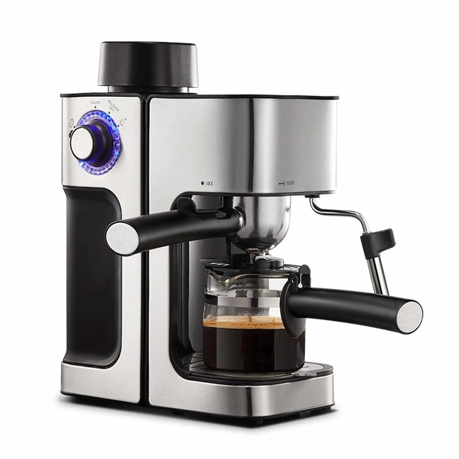 Ekspres Do Kawy Espresso, Ekspres Do Kawy, Ekspres Do Kawy, Ekspres Do Cappuccino, Szybko Nagrzewający Się, Z Dyszą Do Spieniania Mleka, Do Espresso, Latte Macchiat