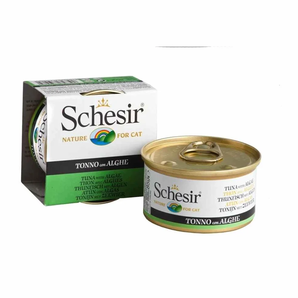 Schesir, Pokarm dla kotów, Tuńczyk z wodorostami, 85 g