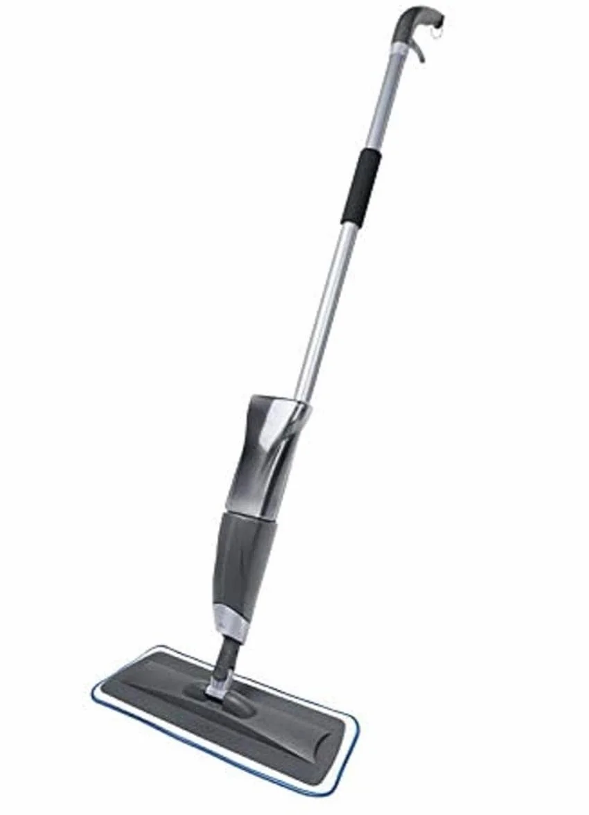 Addis Mop natryskowy 2 w 1 z płaskim mopem z mikrofibry, 40 x 12 x 128 cm