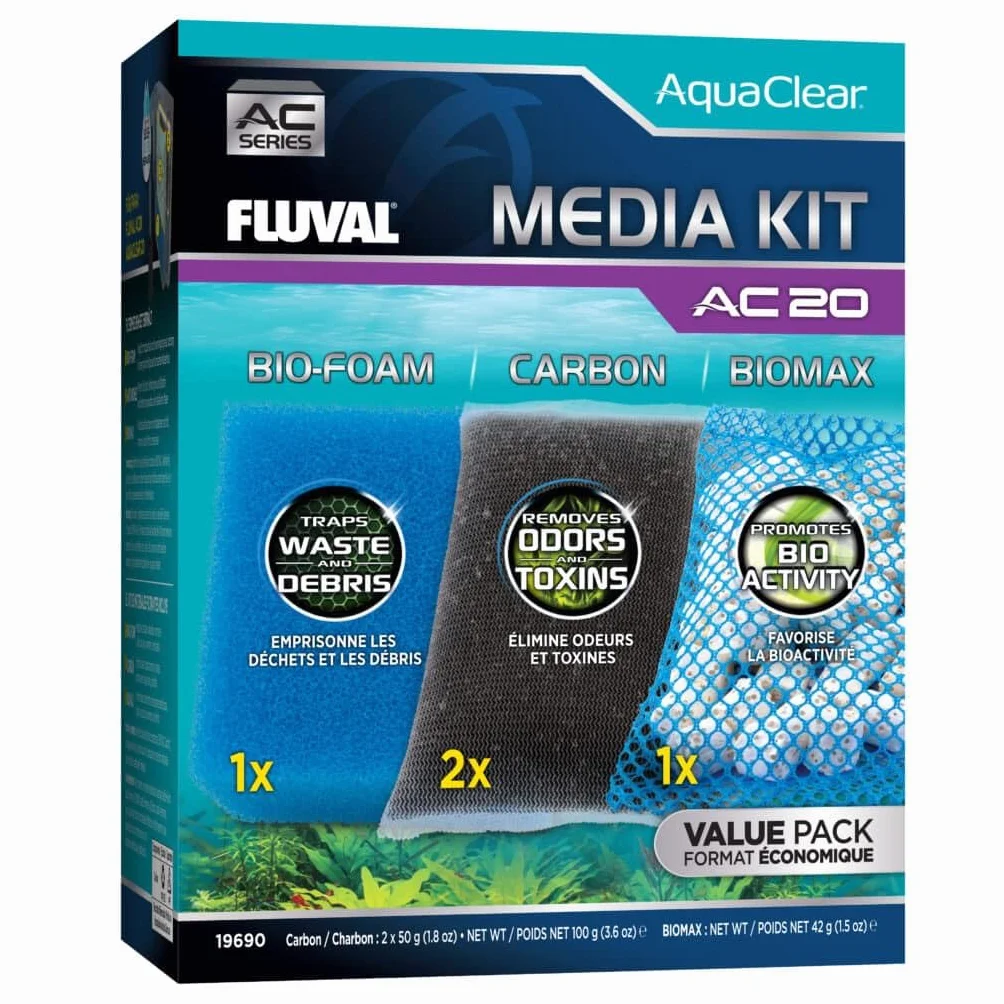 Fluval AquaClear AC20 Zestaw do konserwacji filtra do akwarium