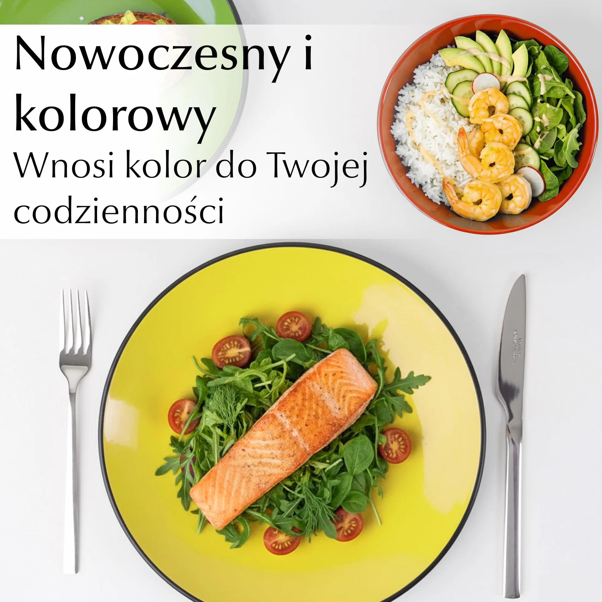 MIAMIO - zestaw misek kamionkowych 6 x 500 ml, czarne zewnątrz, kolorowe wewnątrz - Kolekcja Le Papillon (Mieszane)
