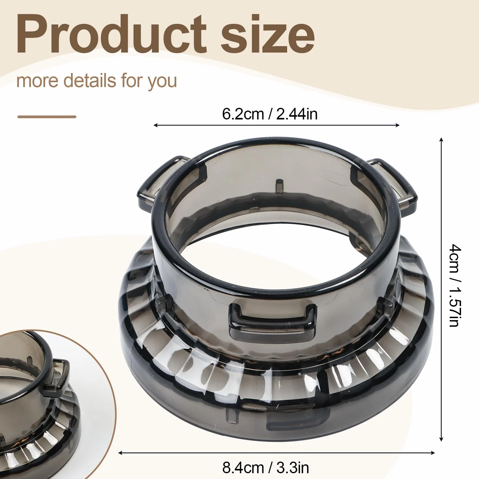 54 mm lejek do kawy, wielokrotnego użytku, akcesoria do kawy z dozownikiem, akcesoria do ekspresów do kawy z lejkiem dozownikiem, kompatybilne z Sage Breville ekspresami do espresso