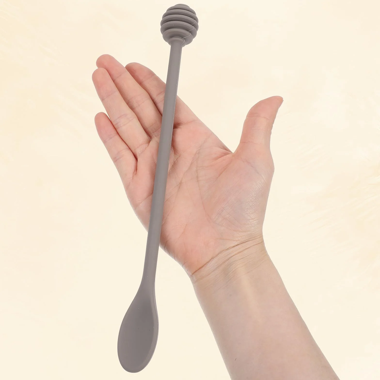 Mabor 2 sztuki silikonowych łyżek do miodu, wielofunkcyjny dozownik miodu, silikonowe pałeczki do mieszania i zbierania (25 cm)