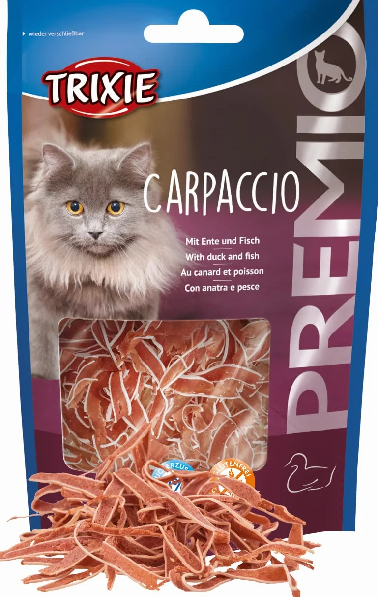 TRIXIE Premio Carpaccio bezglutenowe przysmaki dla kota 20 g