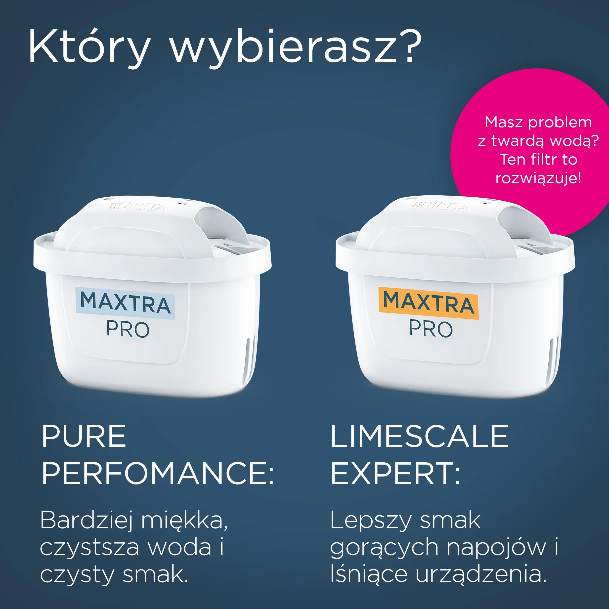 BRITA Dystrybutor filtrujący wodę Flow (8,5 l) z 1 filtrem BRITA MAXTRA PRO Pure Performance redukującym chlor, kamień, PFAS i metale – pojemność XXL