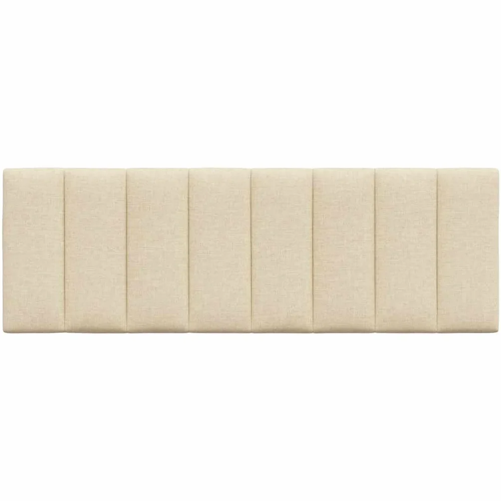 Poduszka Hanko Cream 120 cm, miękka tkanina poliestrowa, montaż ścienny, do sypialni, wygodny dodatek do łóżka